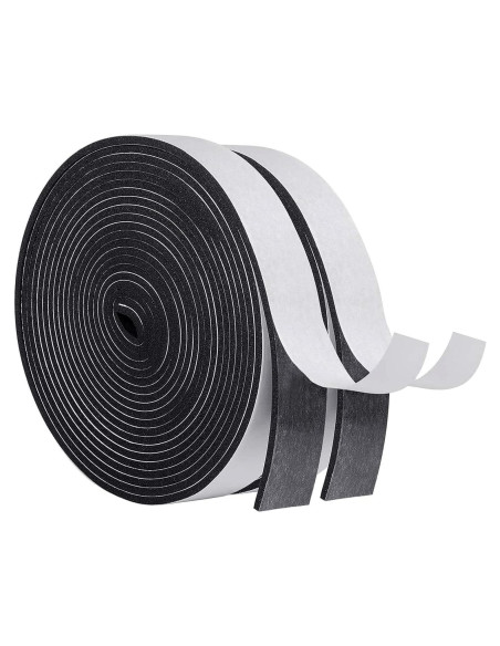 Sello de Puerta MAGZO con Burlete de Espuma 10.06 m Negro