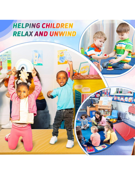 Alfombrillas de Descanso para Niños Geetery 7 Piezas 116x60 cm Alfombrillas de Descanso para Niños Geetery 7 Piezas 116x60 cm