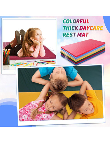 Alfombrillas de Descanso para Niños Geetery 7 Piezas 116x60 cm