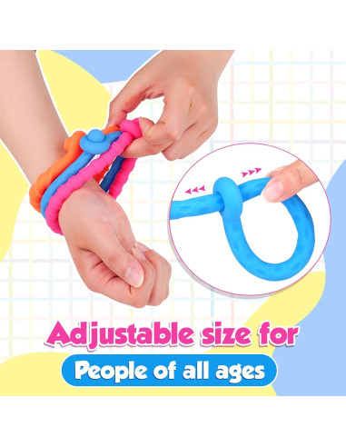 Cuerdas Fidget Sensory Toys KLT - Pulsera Ajustable para Niños