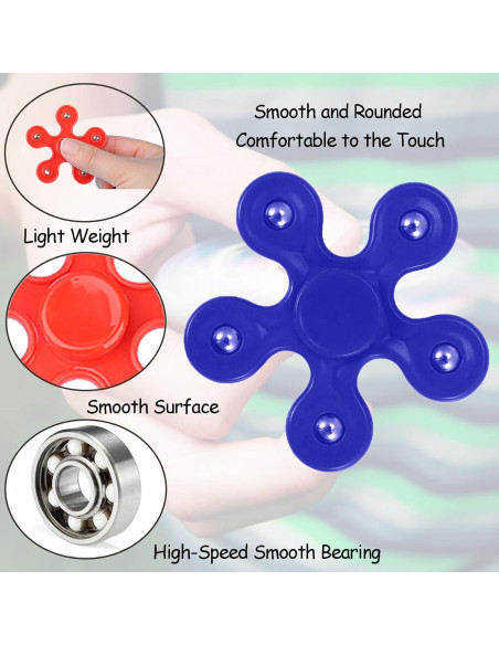 Paquete de 32 Spinners Antiestrés SUNPROUND 6.5 cm Silenciosos