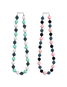 Collares Masticables Sensitivos Silicona Flyaway - Paquete de 2