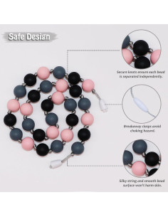 Collares Masticables Sensitivos Silicona Flyaway - Paquete de 2 2