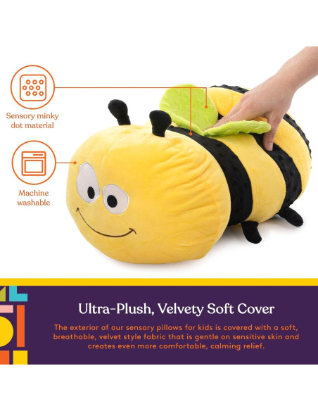 Almohada Vibrante Sensorial Suministros Especiales 30x13 cm