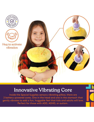 Almohada Vibrante Sensorial Suministros Especiales 30x13 cm