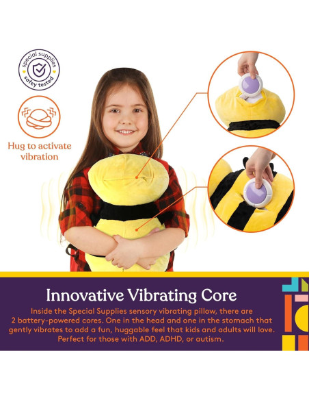 Almohada Vibrante Sensorial Suministros Especiales 30x13 cm