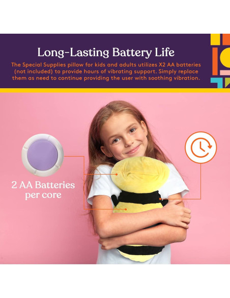 Almohada Vibrante Sensorial Suministros Especiales 30x13 cm