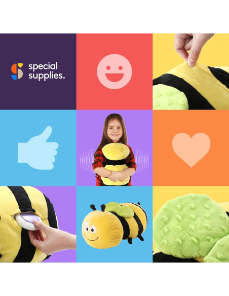 Almohada Vibrante Sensorial Suministros Especiales 30x13 cm