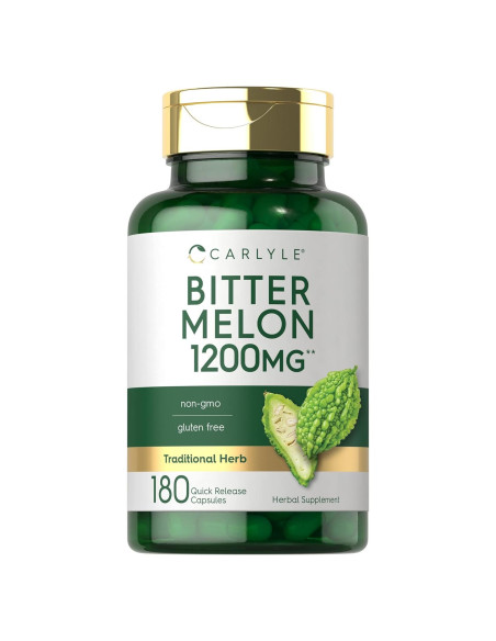 Cápsulas de Melón Amargo Carlyle 1200 mg - 180 Unidades - Sin OGM