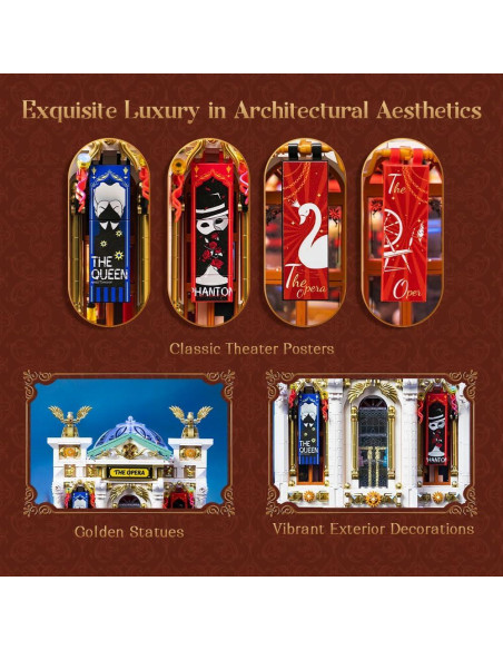 Conjunto de Teatro Europeo Vintage PANTASY - Modular 34x16cm Conjunto de Teatro Europeo Vintage PANTASY - Modular 34x16cm