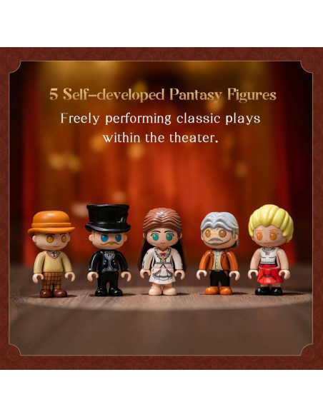 Conjunto de Teatro Europeo Vintage PANTASY - Modular 34x16cm Conjunto de Teatro Europeo Vintage PANTASY - Modular 34x16cm