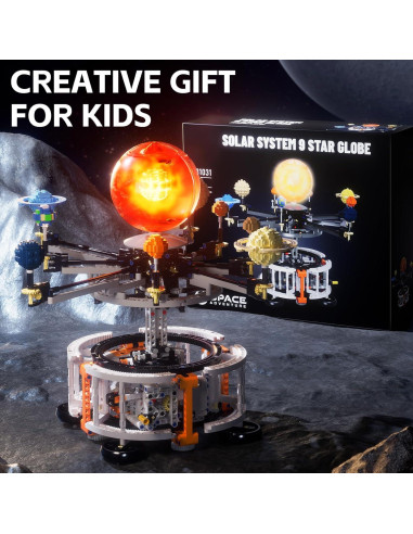 Kit de Construcción Espacial Solar DOLIVE 1282 PCS STEM 6-15 años