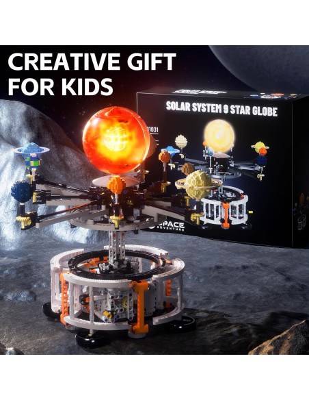 Kit de Construcción Espacial Solar DOLIVE 1282 PCS STEM 6-15 años