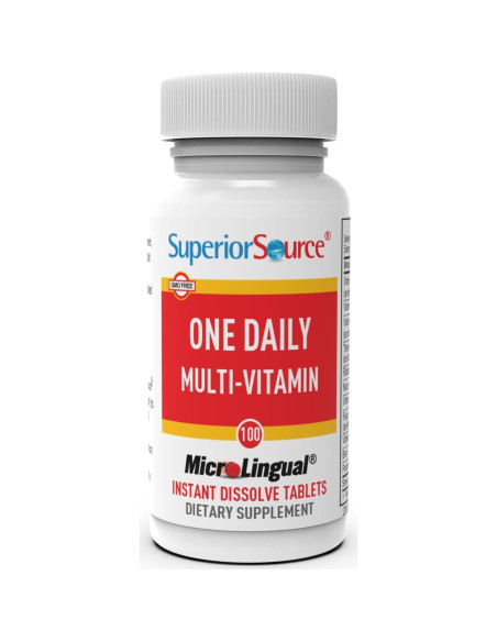 Multivitamínico Diario Superior Source 100 Tabletas MicroLingual Multivitamínico Diario Superior Source 100 Tabletas MicroLingual