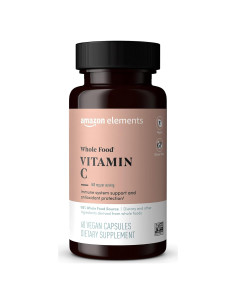 Vitamina C de Alimentos Integrales Amazon Elements 60 Cápsulas