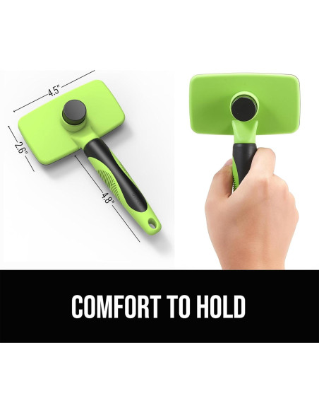 Cepillo Autolimpiante OEFEO para Perros y Gatos Verde Cepillo Autolimpiante OEFEO para Perros y Gatos Verde