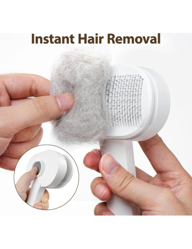 Cepillo Suave Autolimpiante para Gatos PrimePets 20cm