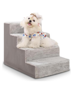 Escaleras para Perros Vfrog 4 Pasos Antideslizantes 44.5 cm