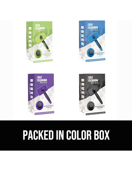 Cepillo Autolimpiante OEFEO para Perros y Gatos Verde Cepillo Autolimpiante OEFEO para Perros y Gatos Verde