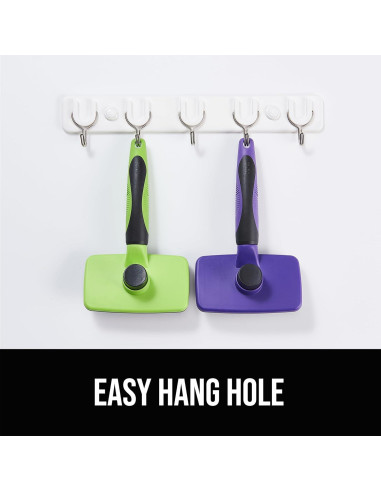 Cepillo Autolimpiante OEFEO para Perros y Gatos Verde