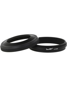 Capucha de Lente Haoge LH-X49B + Anillo Adaptador para Fujifilm 2