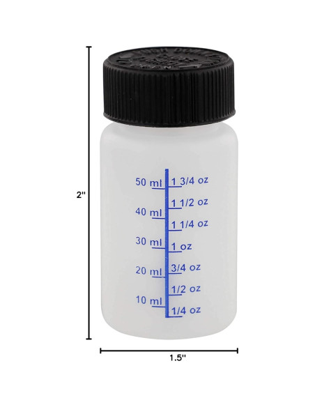 Botellas de retoque TCP Global 60 ml - Paquete de 6 con cepillo