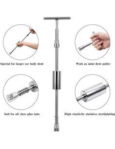 Martillo T Bar WHDZ para Reparación de Abolladuras 50 cm 2