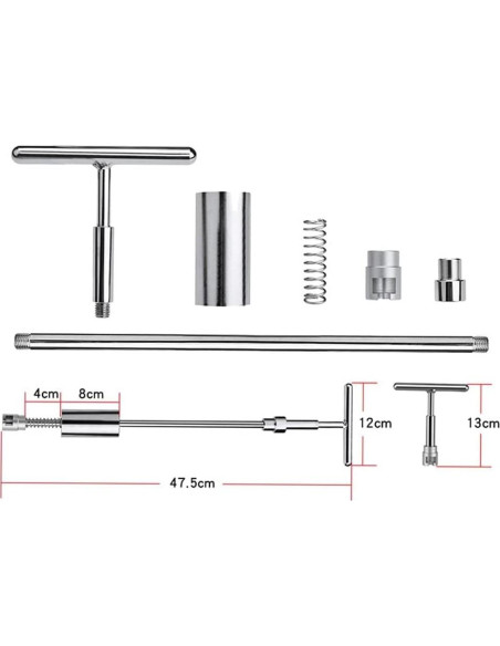 Martillo T Bar WHDZ para Reparación de Abolladuras 50 cm