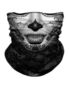 Bufanda Multifuncional TERNK Negra - Protección UV50+ para Deportes