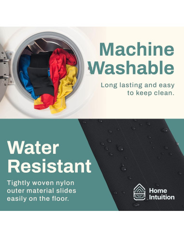 Tapón de Corrientes Home Intuition 91 cm Aislamiento Térmico Negro