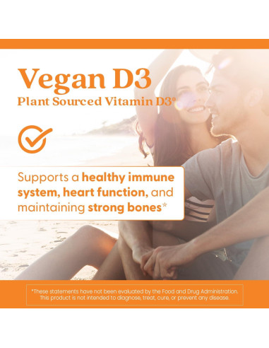 Vitamina D3 Vegana 2500 IU Doctor's Best 60 Cápsulas