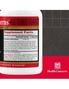 Suplemento Salud Mujer Health Concerns 90 Cápsulas 2