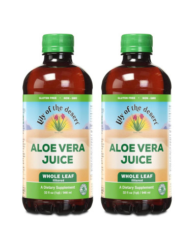 Jugo de Aloe Vera Lirio del Desierto 946 ml - Paquete de 2