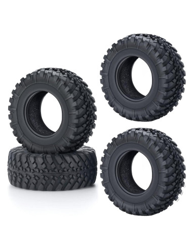 4 Neumáticos de Caucho Zolikar 38mm para Kyosho Mini Z 4x4
