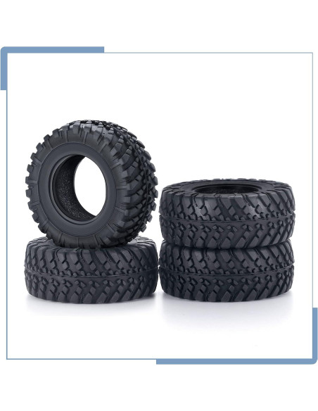 4 Neumáticos de Caucho Zolikar 38mm para Kyosho Mini Z 4x4