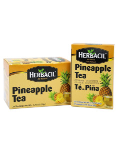 Té de Piña Herbacil - Sin Cafeína - Paquete de 50 Bolsas