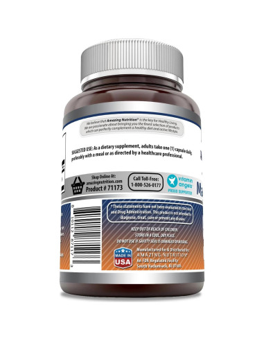 Suplemento de Óxido de Magnesio Amazing Formulas 500 mg 180 Cápsulas