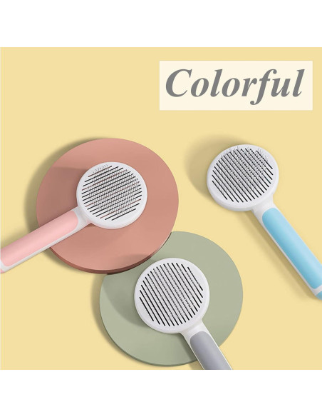 Cepillo Autolimpiante para Perros y Gatos SimpleDot - Gris Cepillo Autolimpiante para Perros y Gatos SimpleDot - Gris