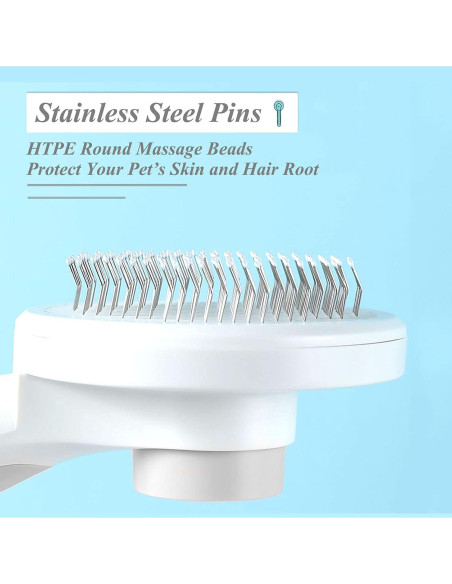 Cepillo Autolimpiante para Perros y Gatos SimpleDot - Gris Cepillo Autolimpiante para Perros y Gatos SimpleDot - Gris