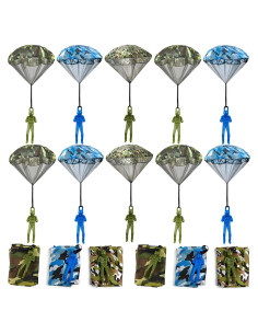 15 Juguetes de Paracaídas Camuflados ROYHOO para Niños