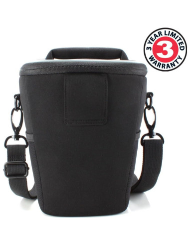 Funda para cámara DSLR USA Gear Negra con correa ajustable