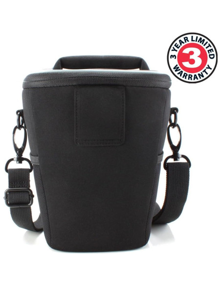 Funda para cámara DSLR USA Gear Negra con correa ajustable