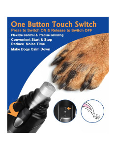 Cortador de Uñas para Perros Petsaunter 2 Velocidades LED 2