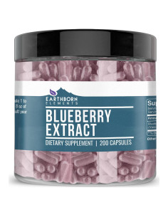 Cápsulas de Extracto de Arándano 10:1 Earthborn 200 Unidades