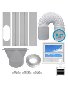 Kit Ventana Aire Acondicionado Portátil Coolaihan 13cm Ajustable