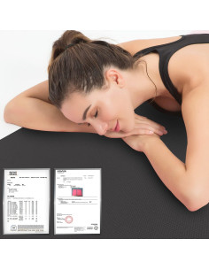 Alfombrilla de Yoga Hatha Yoga TPE Antideslizante 182.88x68.58cm 2