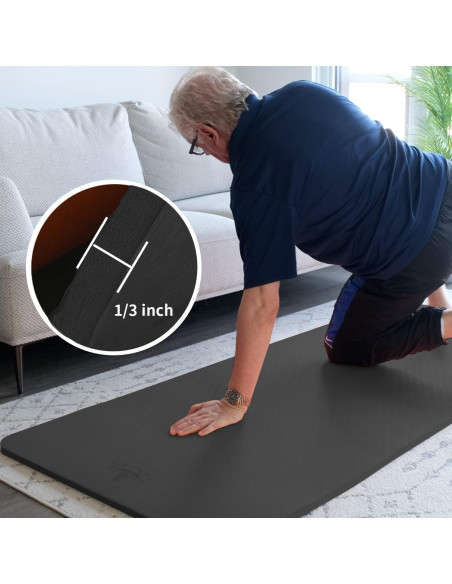 Alfombrilla de Yoga Hatha Yoga TPE Antideslizante 182.88x68.58cm Alfombrilla de Yoga Hatha Yoga TPE Antideslizante 182.88x68.58cm