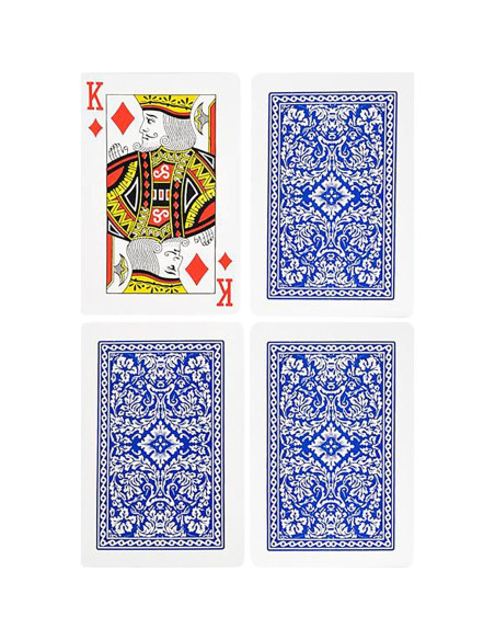 Baraja de Cartas Gigante Gamie - 16.5 x 9.1 cm - Ideal para Mayores