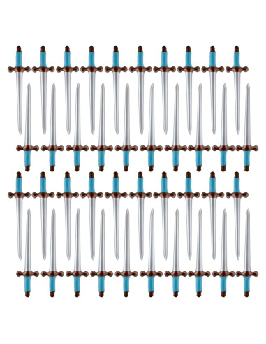 Paquete de 40 Espadas Inflables Pirata 60 cm Fahacop