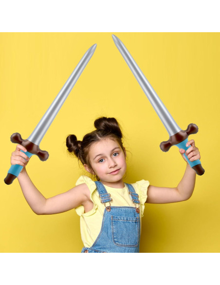 Paquete de 40 Espadas Inflables Pirata 60 cm Fahacop